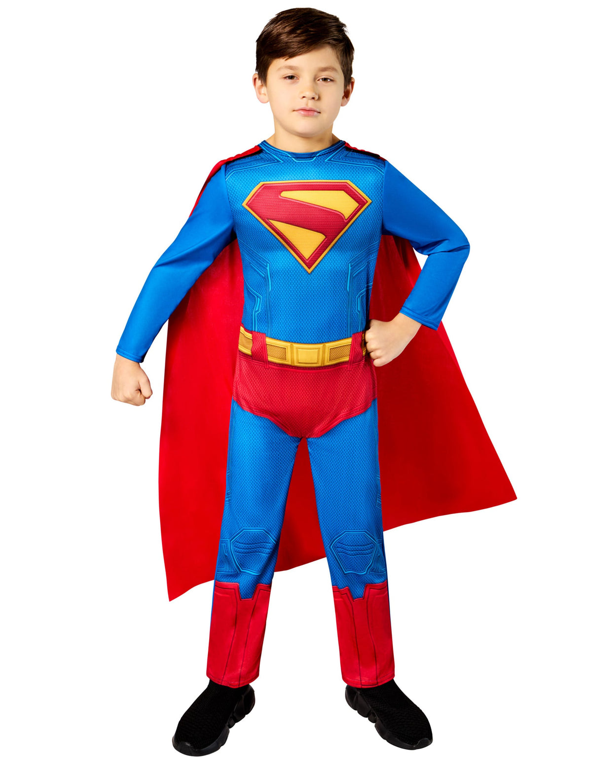 Déguisement Superman Classique pour enfant bleu et rouge avec cape