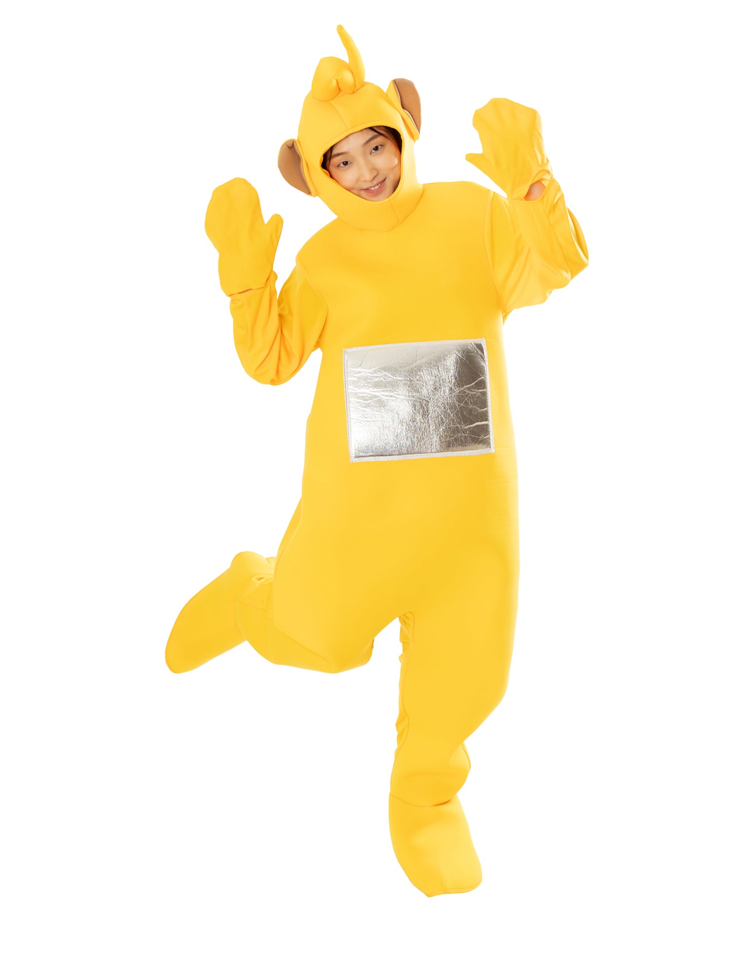 Teletubbies™-Laa Laa Kostüm Lizenzartikel für Erwachsene rot