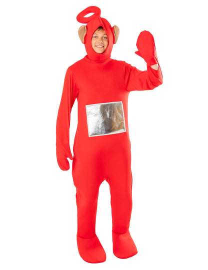 Teletubbies™-Po Kostüm Lizenzartikel für Erwachsene rot