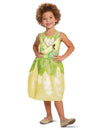 Déguisement Tiana La princesse et la grenouille pour fille vert et jaune