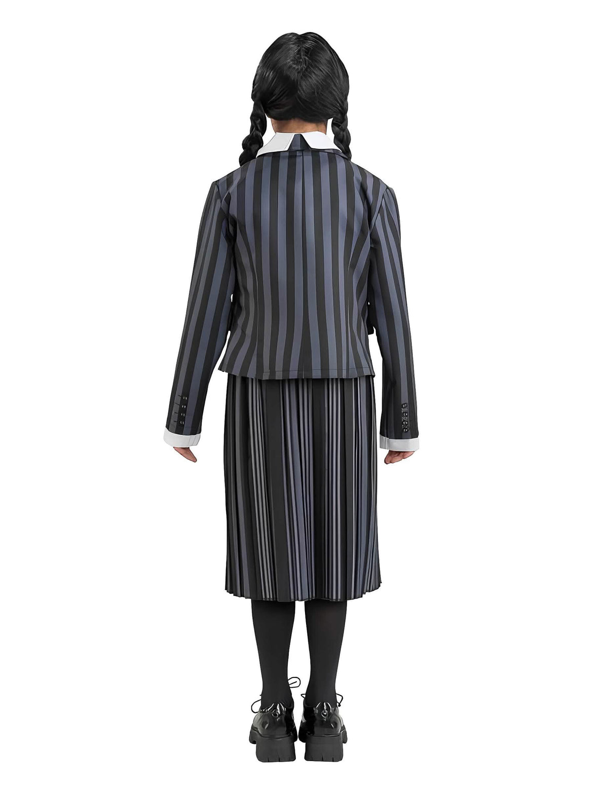 Vue de dos du déguisement uniforme Mercredi Addams Wednesday™