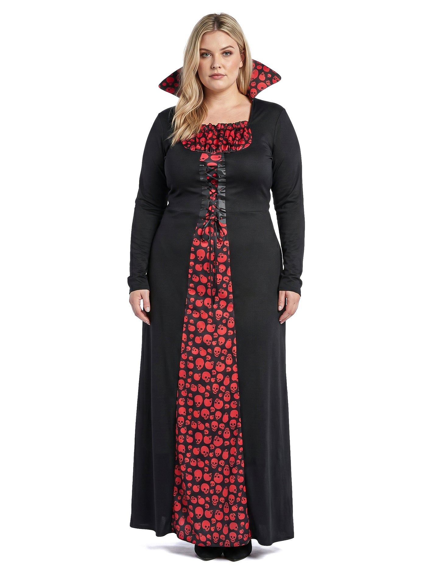 Elegantes Vampir Kostüm für Erwachsene für Frauen Übergröße Oversize