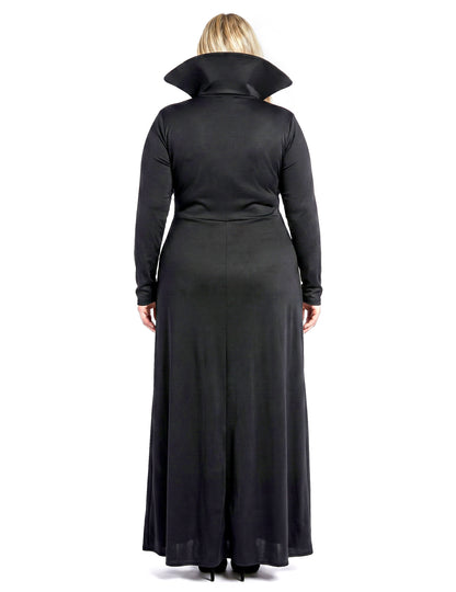 Elegantes Vampir Kostüm für Erwachsene für Frauen Übergröße Oversize