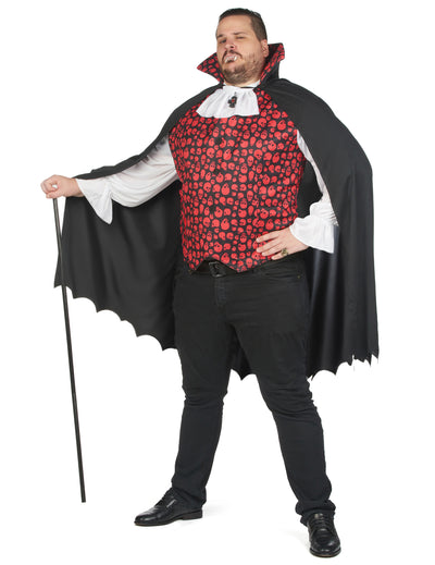 Vampir-Kostüm für Herren Erwachsene Übergröße Oversize