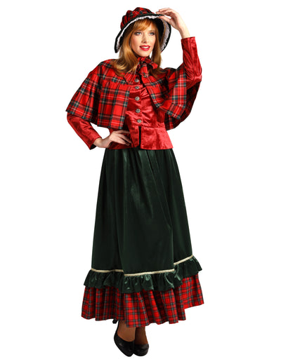 Viktorianisches Weihnachtskostüm Charles Dickens für Damen