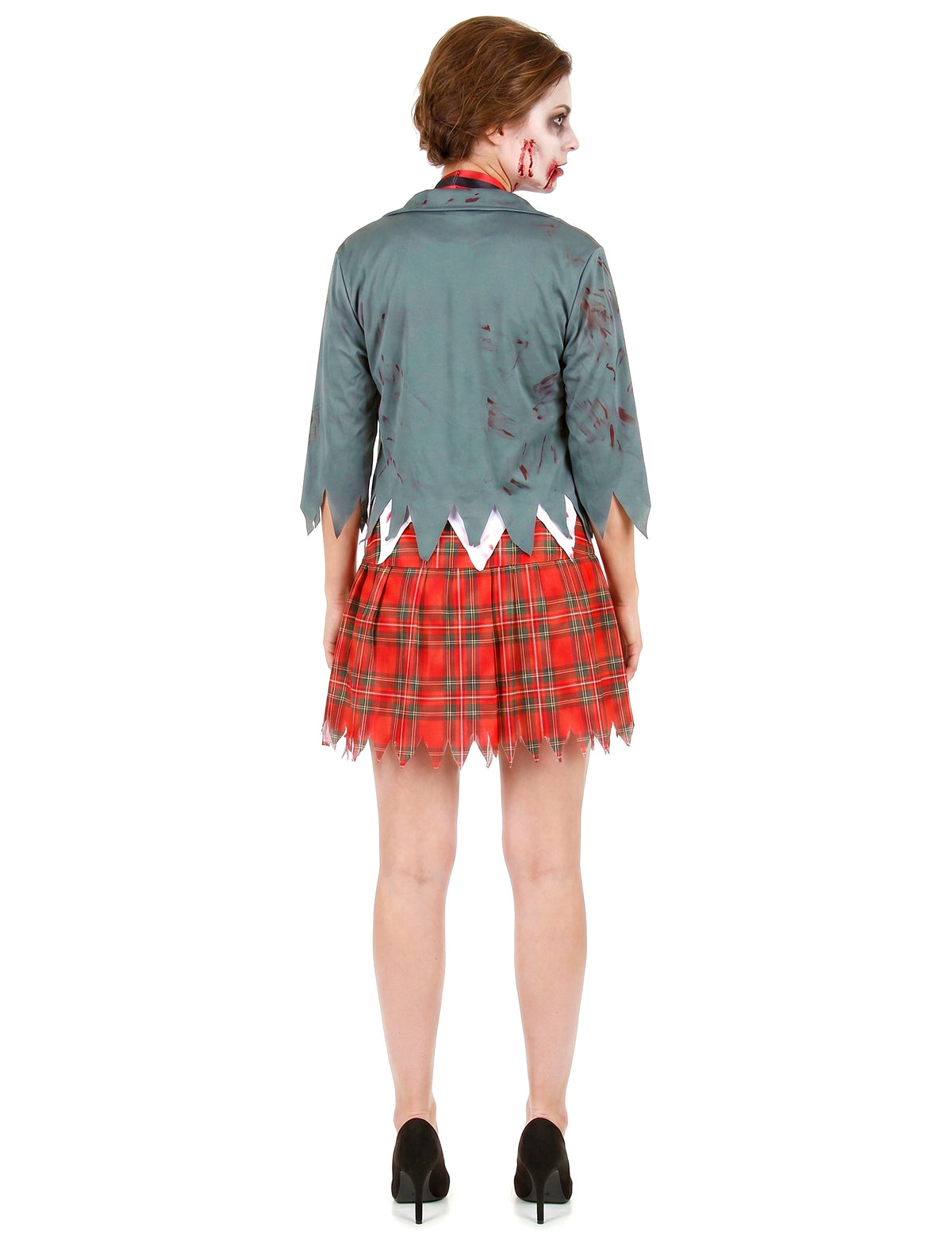 Schulmädchen Halloween Zombiekostüm