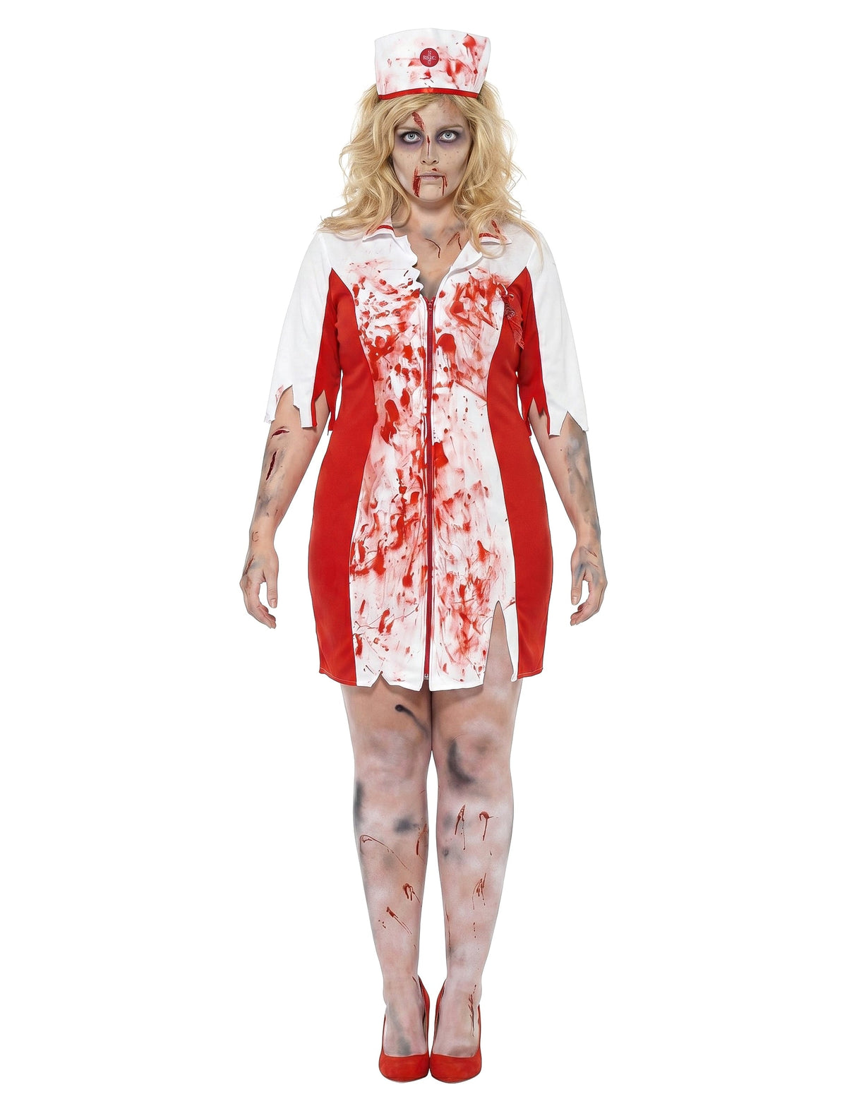 Zombie-Krankenschwester Kostüm Plus Size für Damen