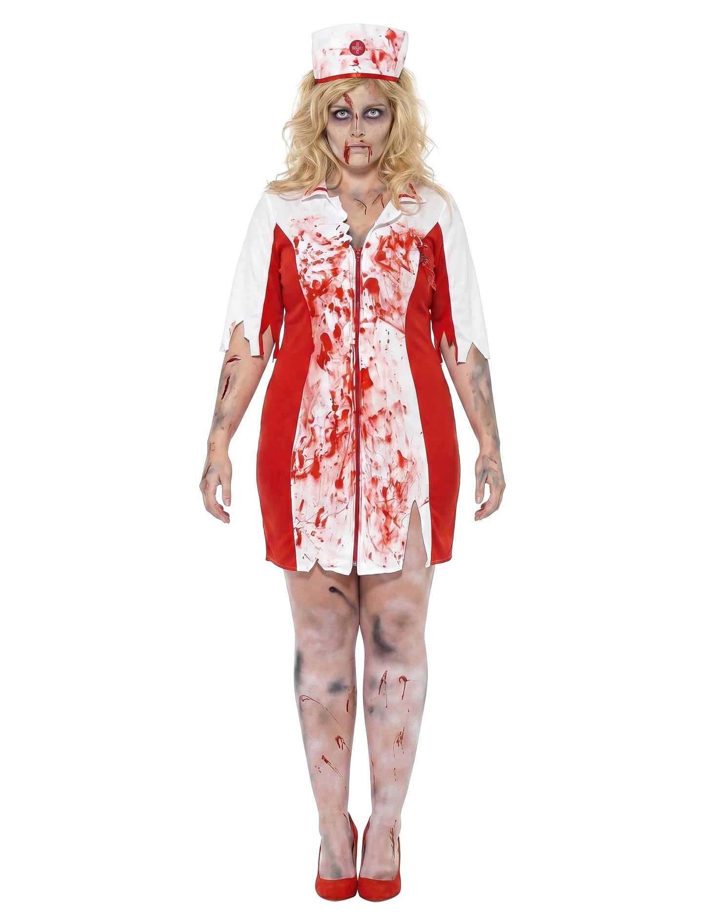 Zombie-Krankenschwester Kostüm Plus Size für Damen