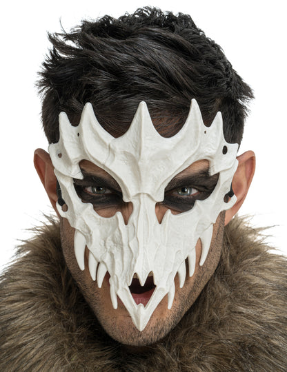 Drachen-Knochenmaske Augenmaske Erwachsene