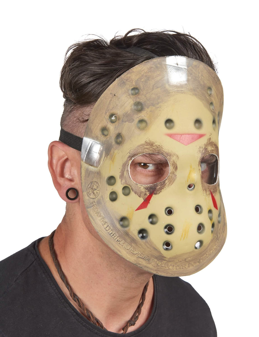 Seitenansicht der Halbmaske Jason Freitag der 13.