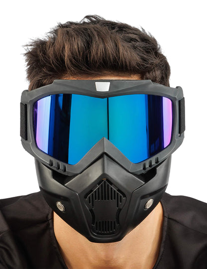 Halbmaske futuristisch Schutz Erwachsene