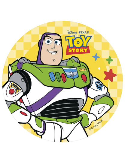 Buzz Lightyear Toy Story™ Tortenaufleger aus Oblate 20 cm