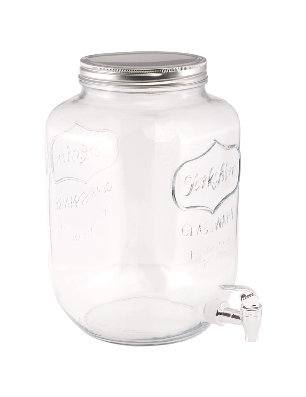 Getränke-Fontäne aus Glas - 8L