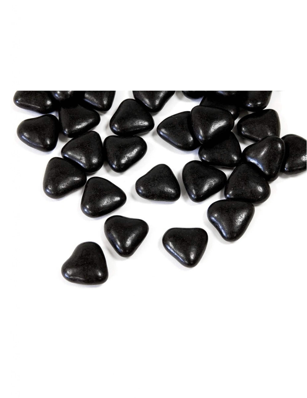 Dragées mini cœur chocolat pour communion noir