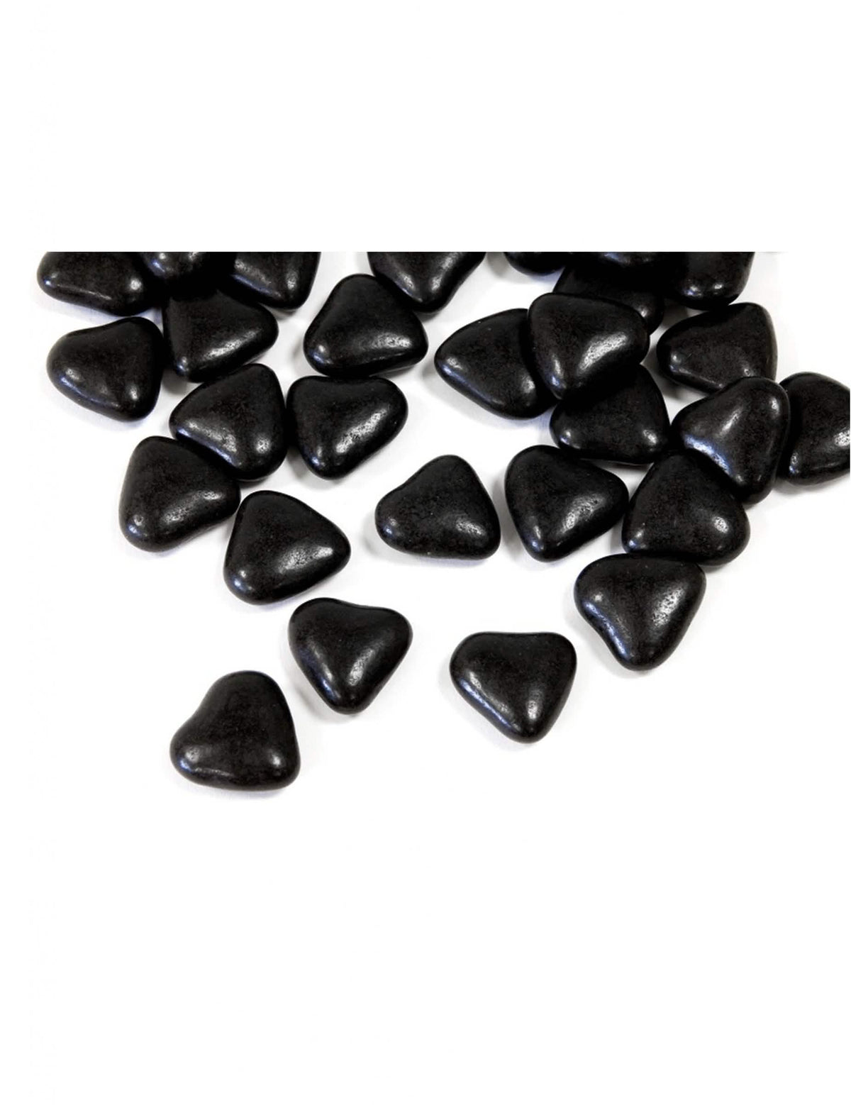 Dragées mini cœur chocolat pour communion noir