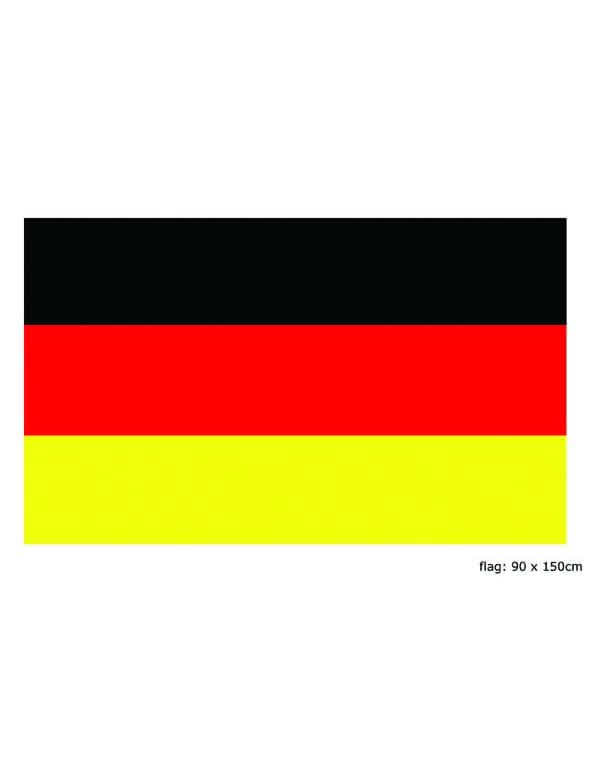 Deutschland-Flagge für supporter Schwarz Rot und Gelb