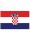 Kroatien-Fahne Stoff 150x90cm