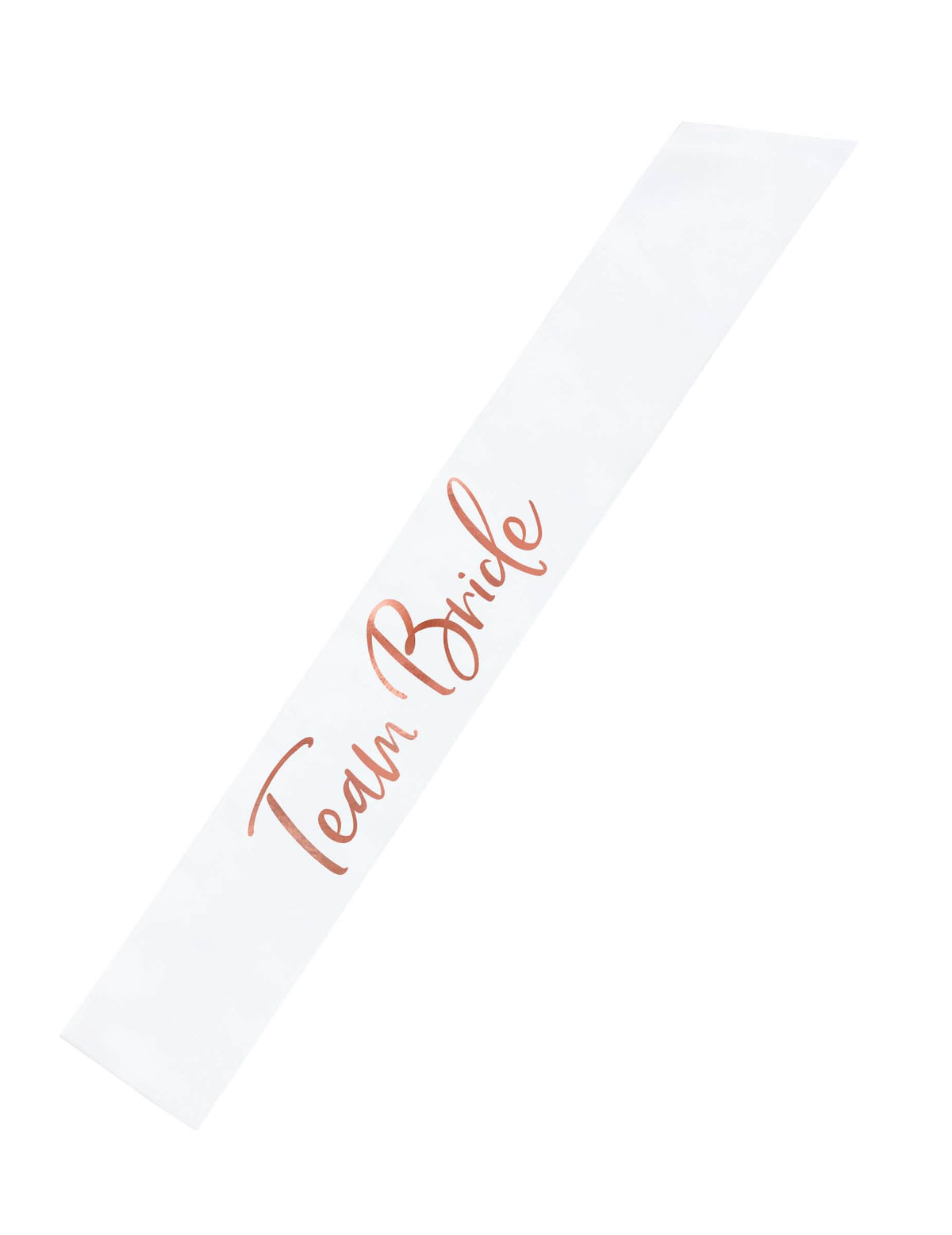 Echarpe en satin Team Bride pour femme blanche et rose gold
