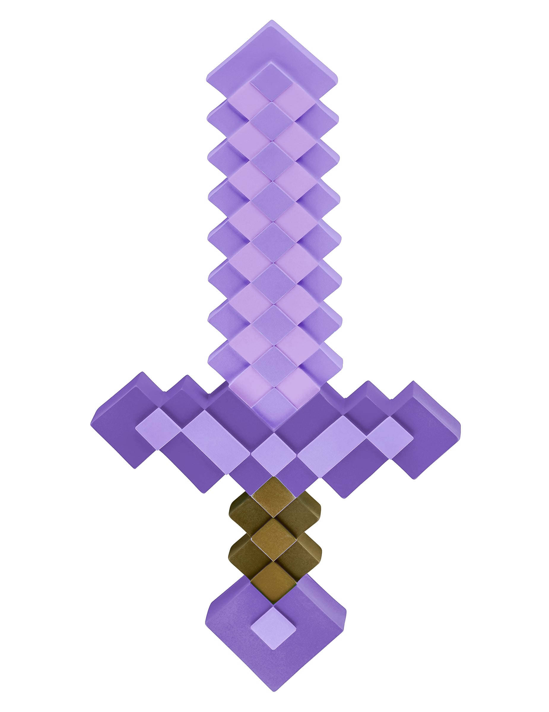 Epée Minecraft pierre enchantée pour enfant violette