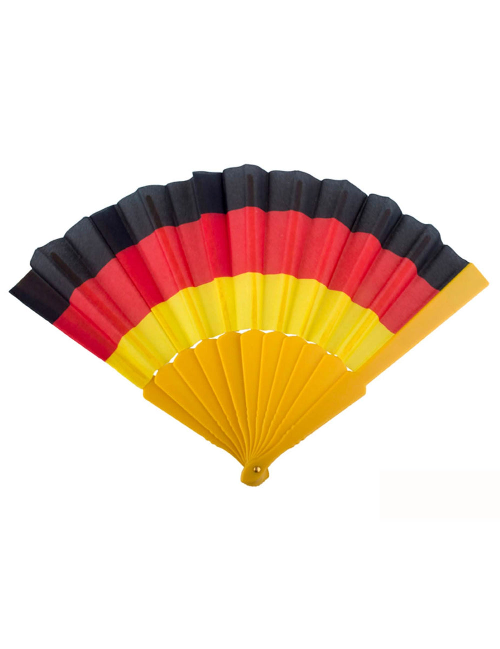 Eventail supporter Allemagne noir rouge et jaune