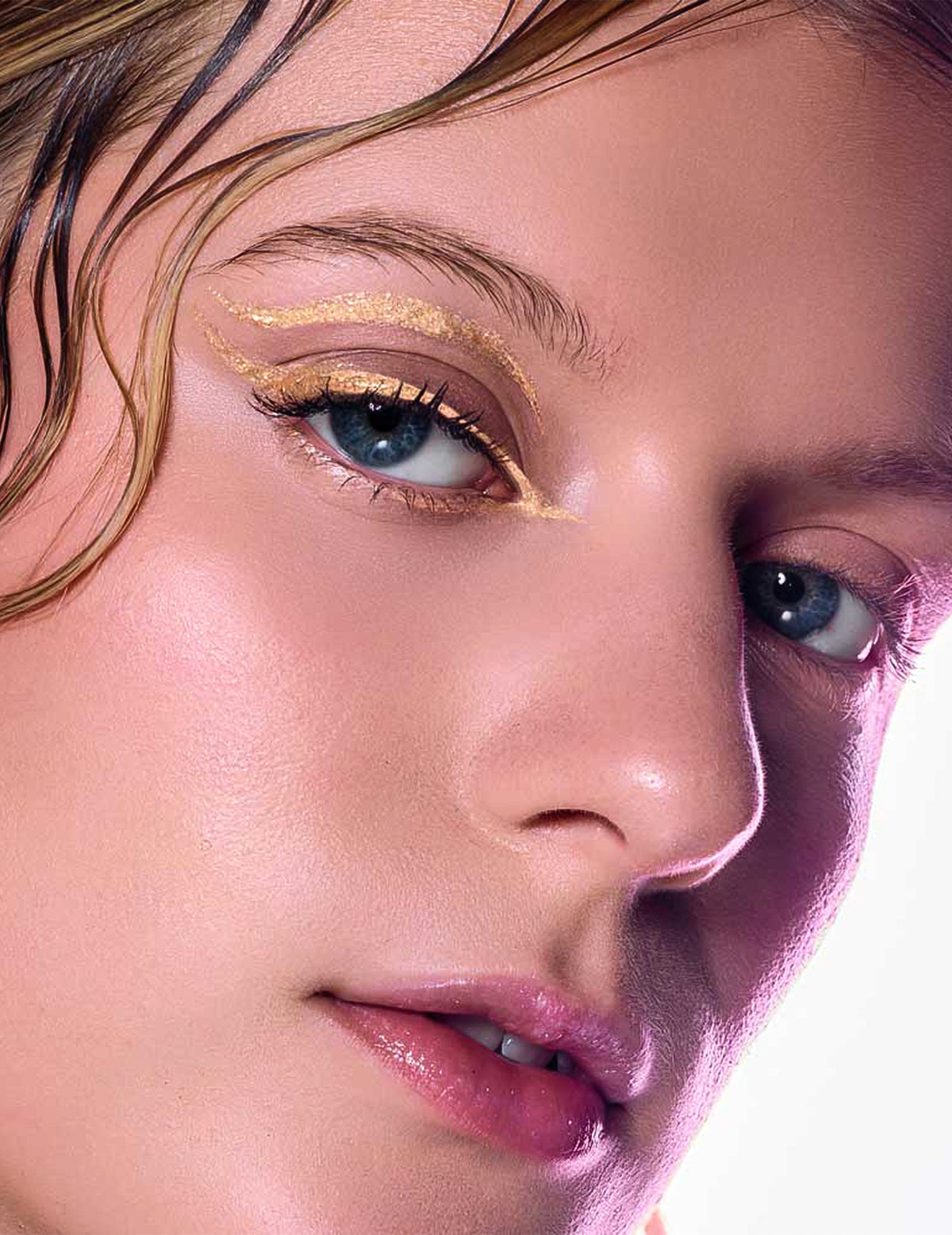 Metallic Gold Glitzer-Lidstrich Si si la pailletteâ„¢
