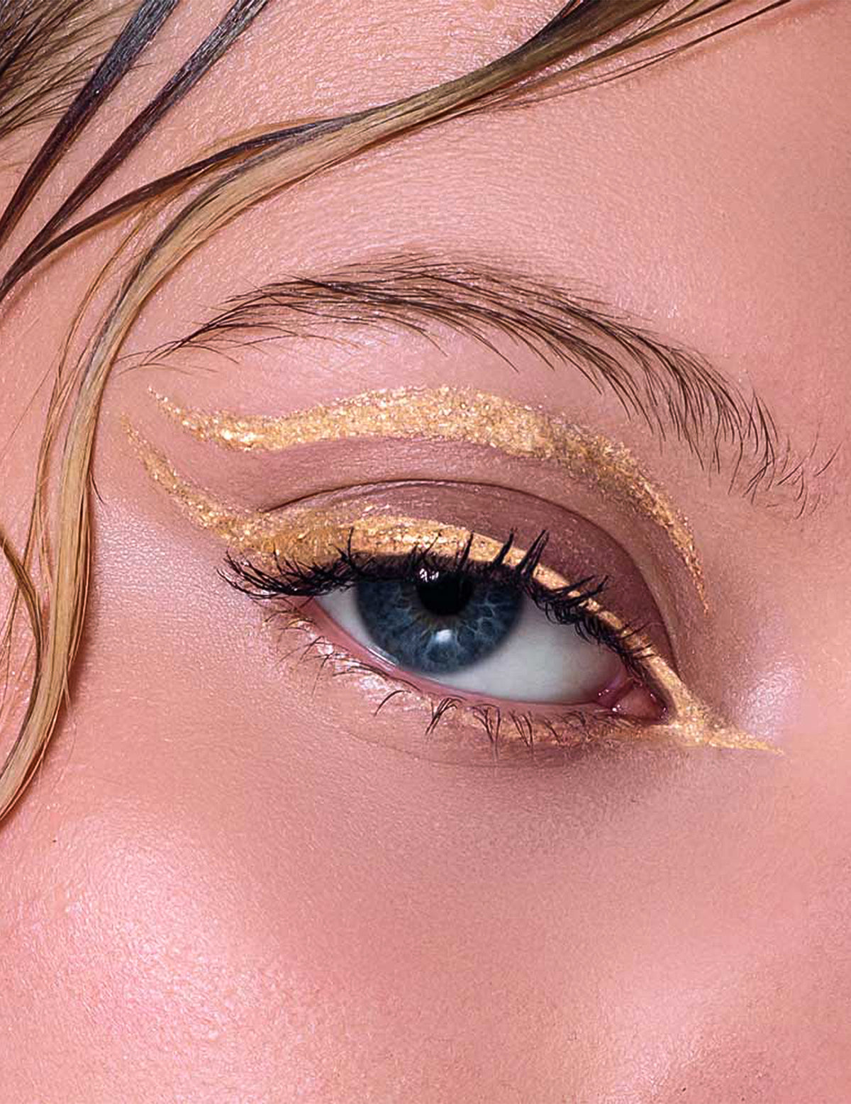 Metallic Gold Glitzer-Lidstrich Si si la pailletteâ„¢