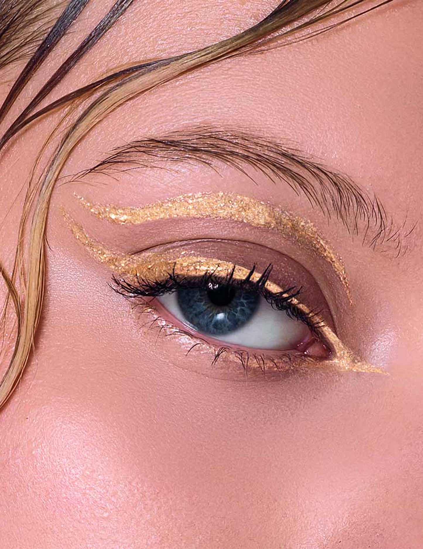 Metallic Gold Glitzer-Lidstrich Si si la pailletteâ„¢