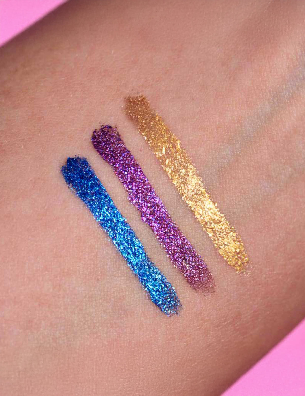 Si si la pailletteâ„¢ Eyeliner mit lila Glitzer