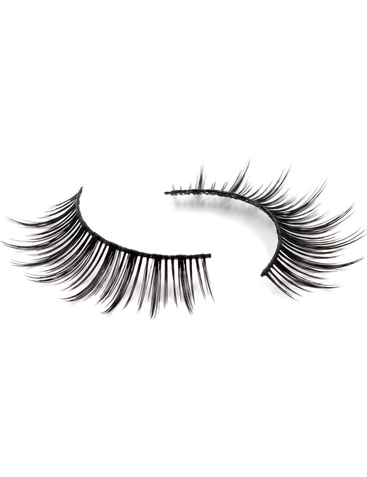 Faux cils a pointes noirs adulte