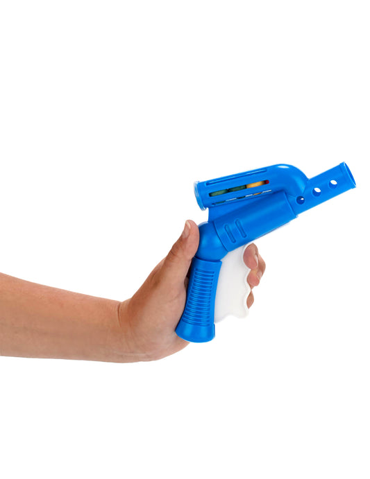 Plastikpistole mit Blasrohr