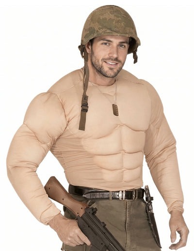 Falscher Männer-Torso mit vielen Muskeln