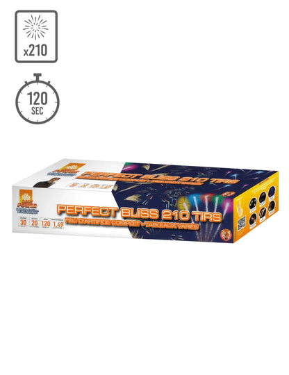 Ohňostroj Perfect Bliss 210 výstrelov 120 sek