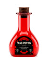 Dekorative Glasflasche Vampir-Potion 10,8 cm in Rot