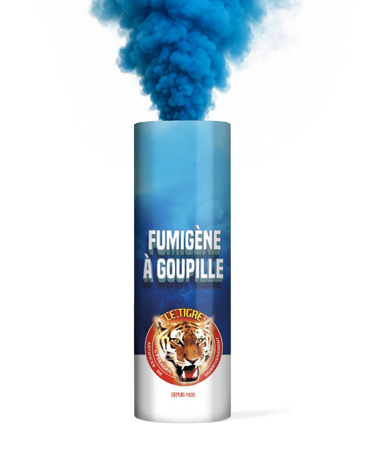 Effet de fumée bleue du fumigène à goupille bleu 1 minute