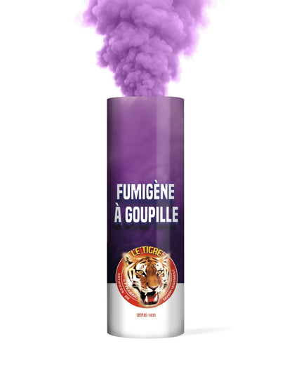 Dégagement de fumée du fumigène à goupille violet 1 minute