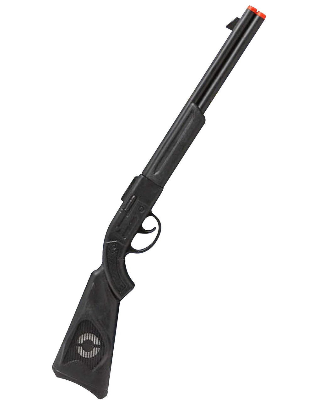Kinder-Sturmgewehr Schwarz mit orangefarbener Spitze