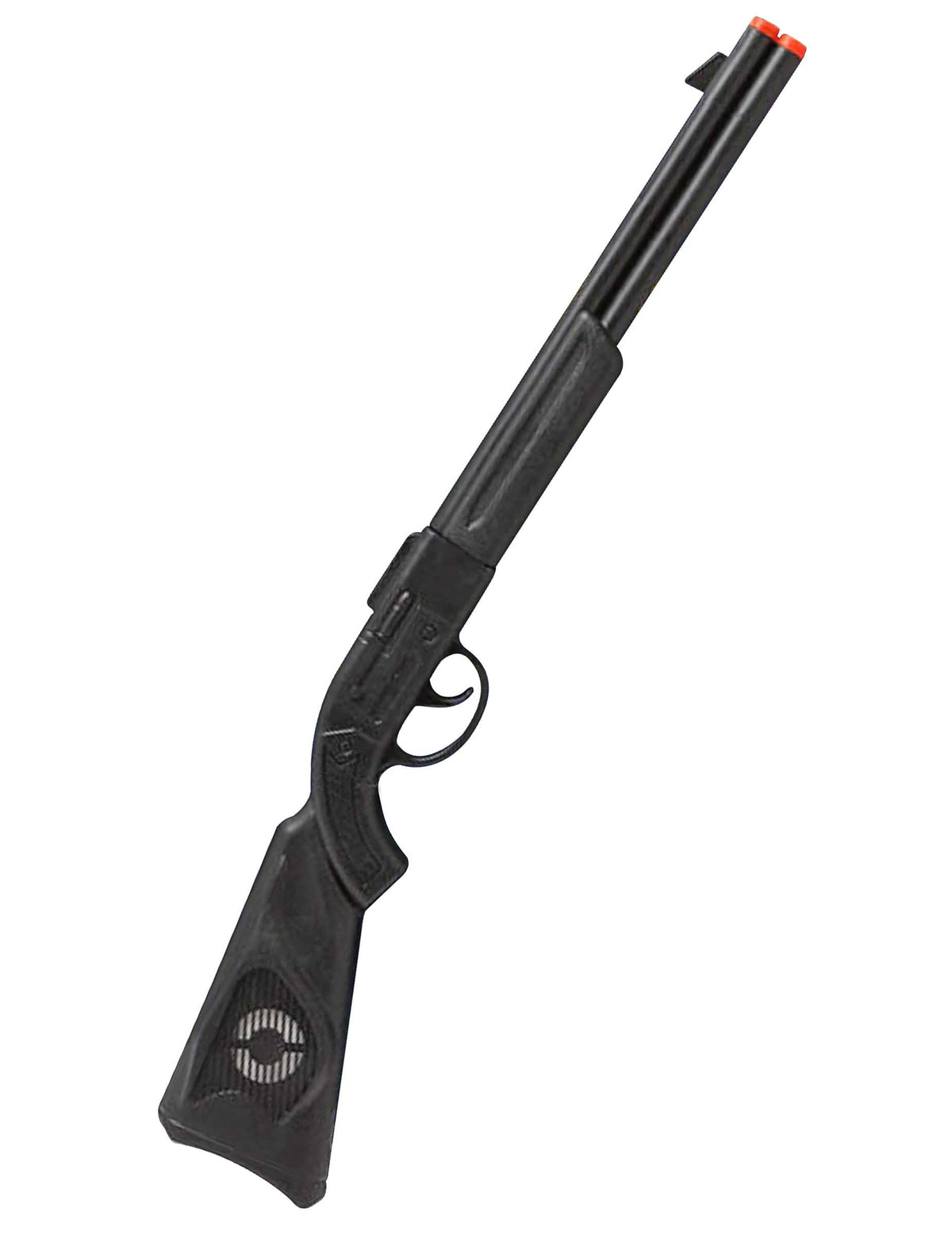 Kinder-Sturmgewehr Schwarz mit orangefarbener Spitze
