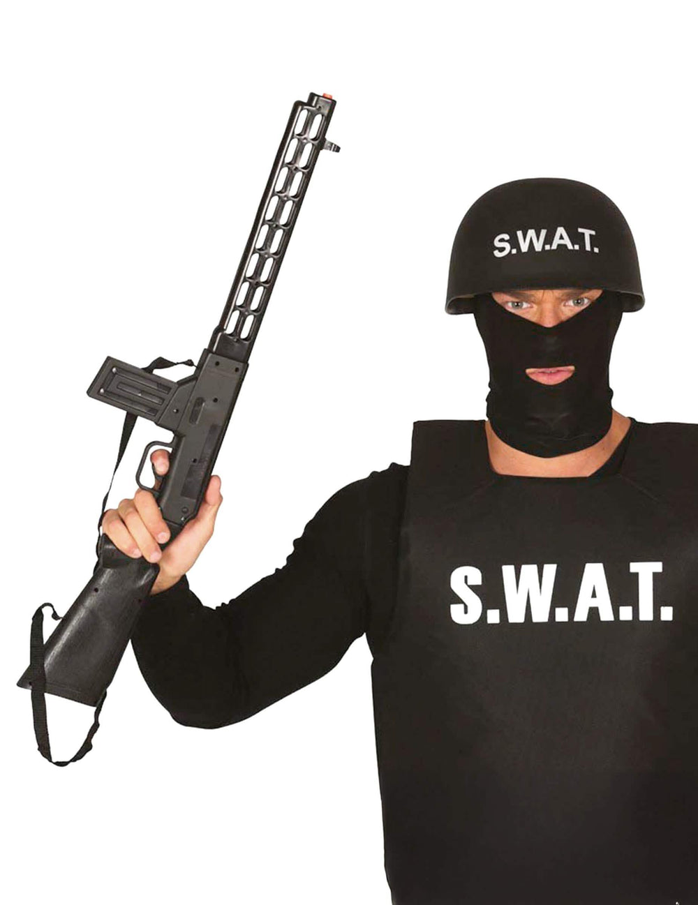 SWAT-Sturmgewehr für Erwachsene, schwarz, 69 cm