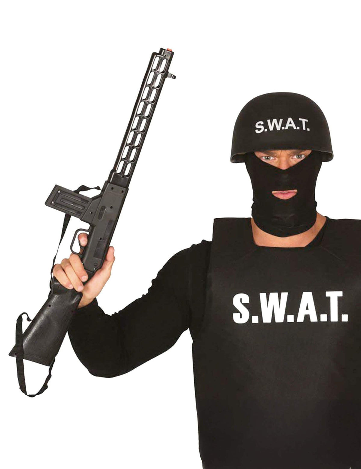 SWAT-Sturmgewehr für Erwachsene, schwarz, 69 cm