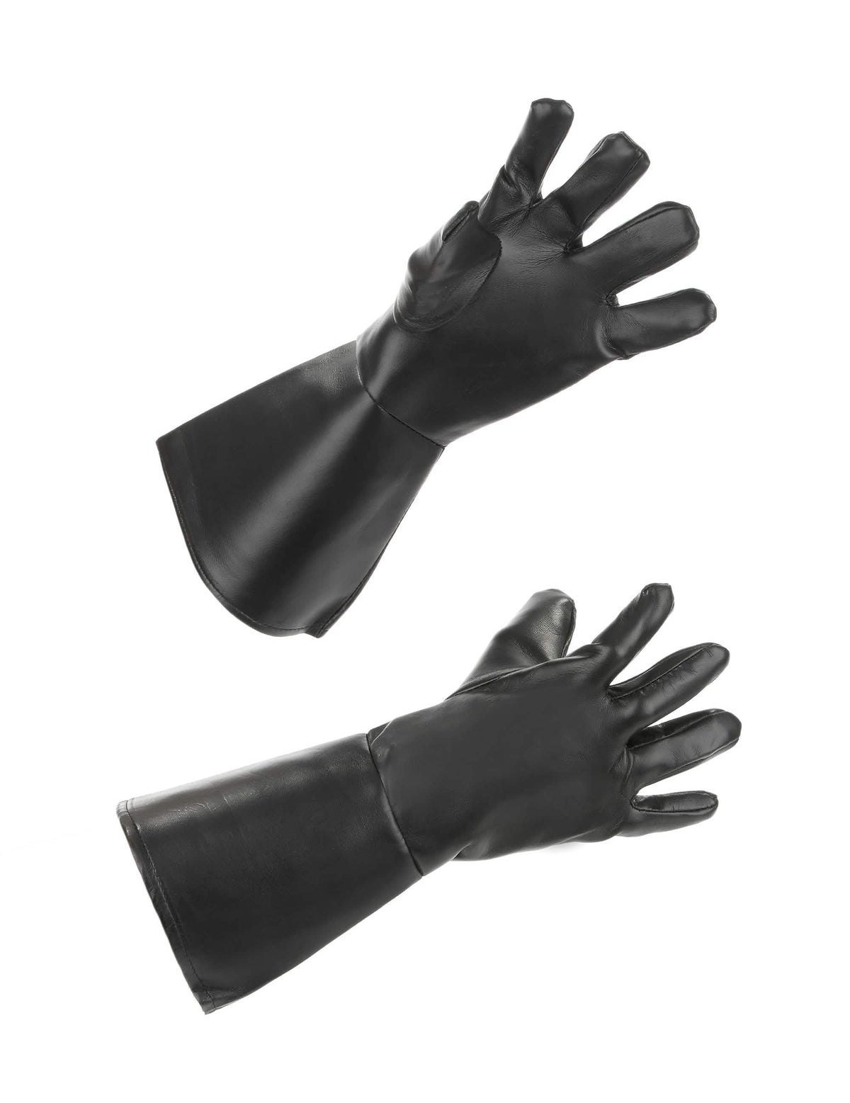 Gants faux cuir pour adulte noir