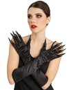 Lange Handschuhe schwarz mit Strass und FingernÃ¤geln