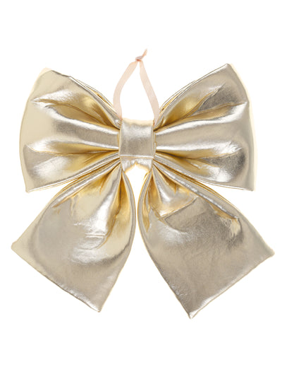 Prachtvolle XXL-Schleife in Gold-Metallic 26 x 30 cm