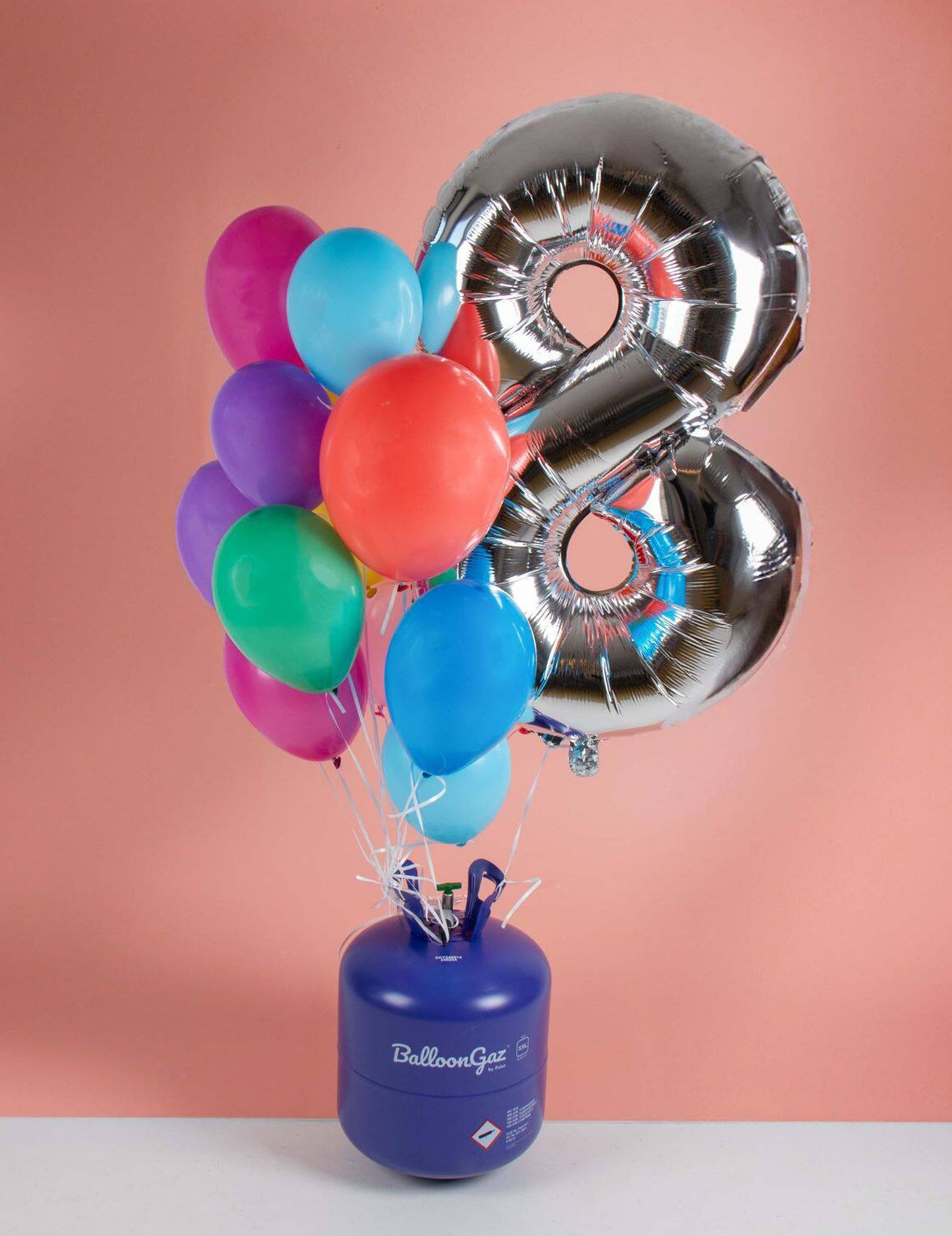 Große Heliumflasche für 85 Ballons