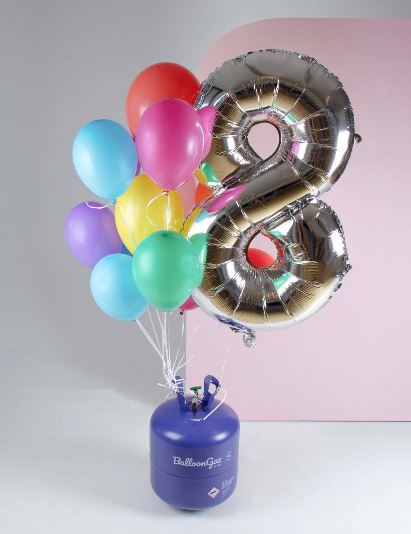 Große Heliumflasche für 85 Ballons