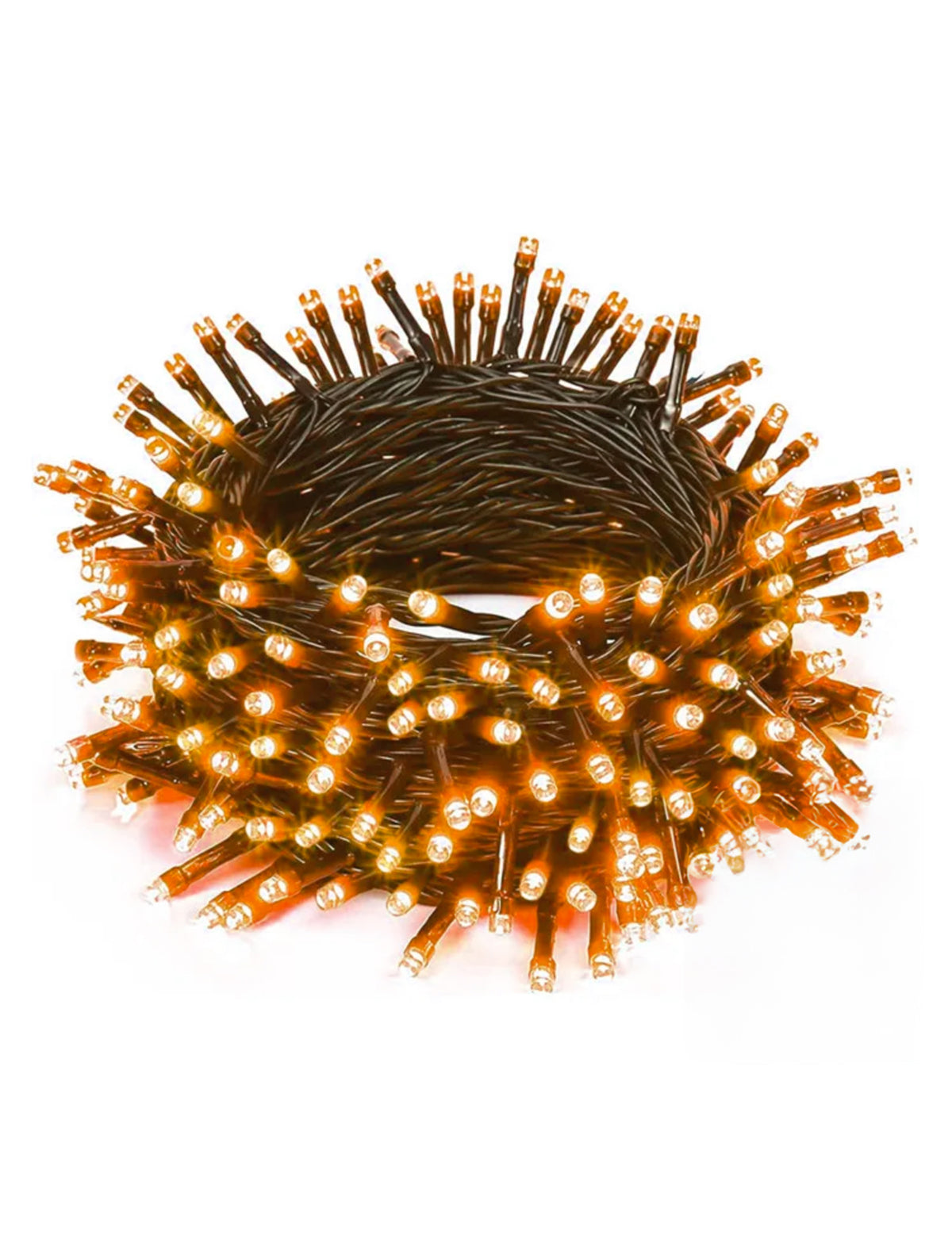 Halloween Lichterkette 100 LEDs orange 10 m