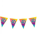 Raumdekoration zum 40. Geburtstag