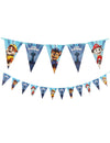 Guirlande fanions Pat'patrouille pour enfant bleue