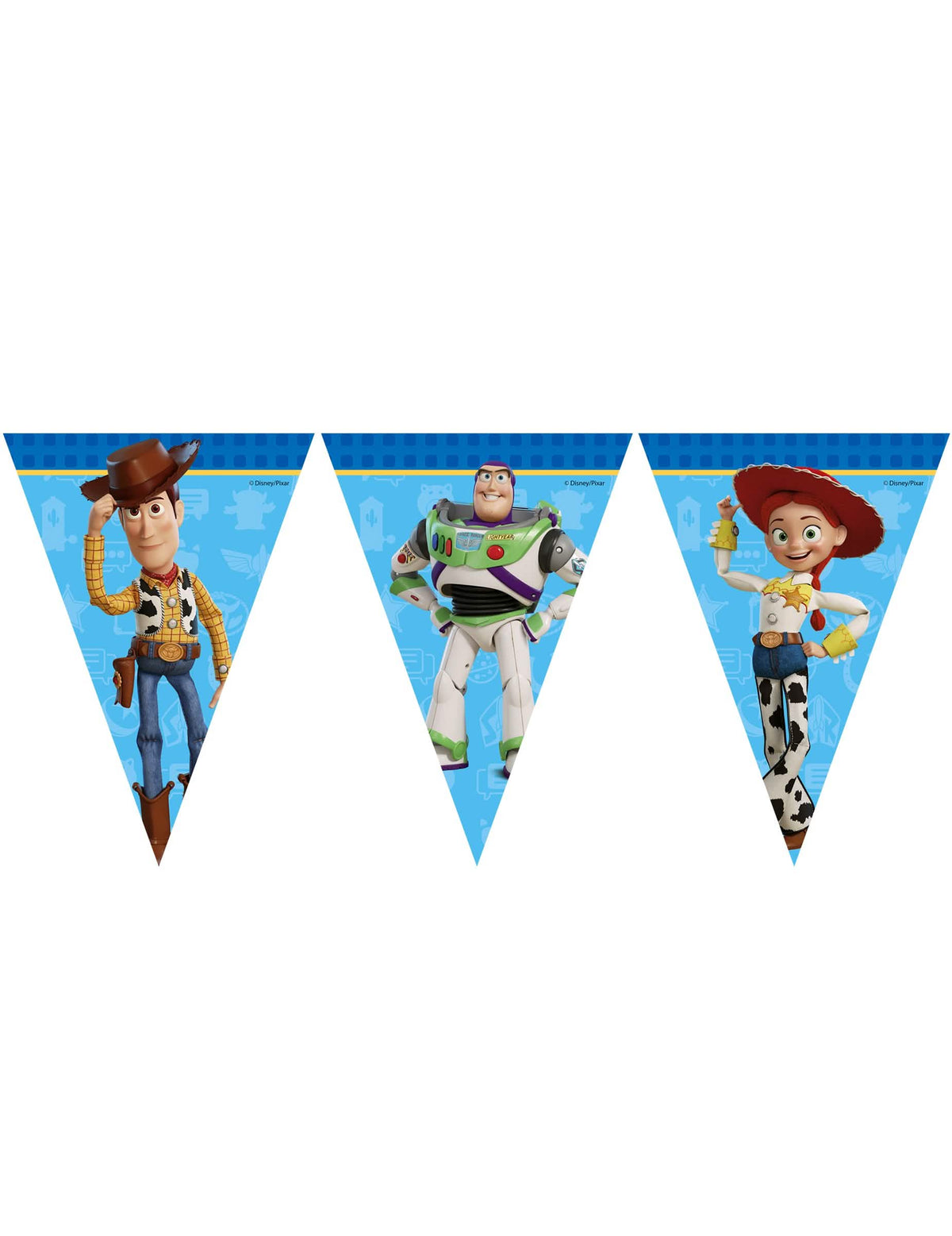 230 cm Toy Story 5™ Girlande mit Wimpeln