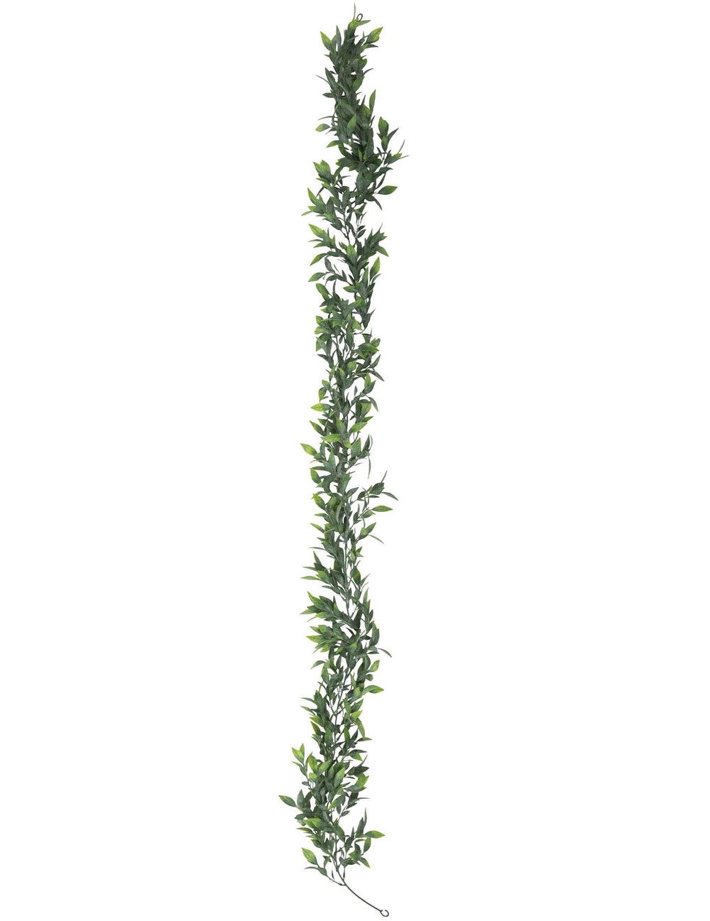 Guirlande feuilles de saule pleureur pour décoration de table verte