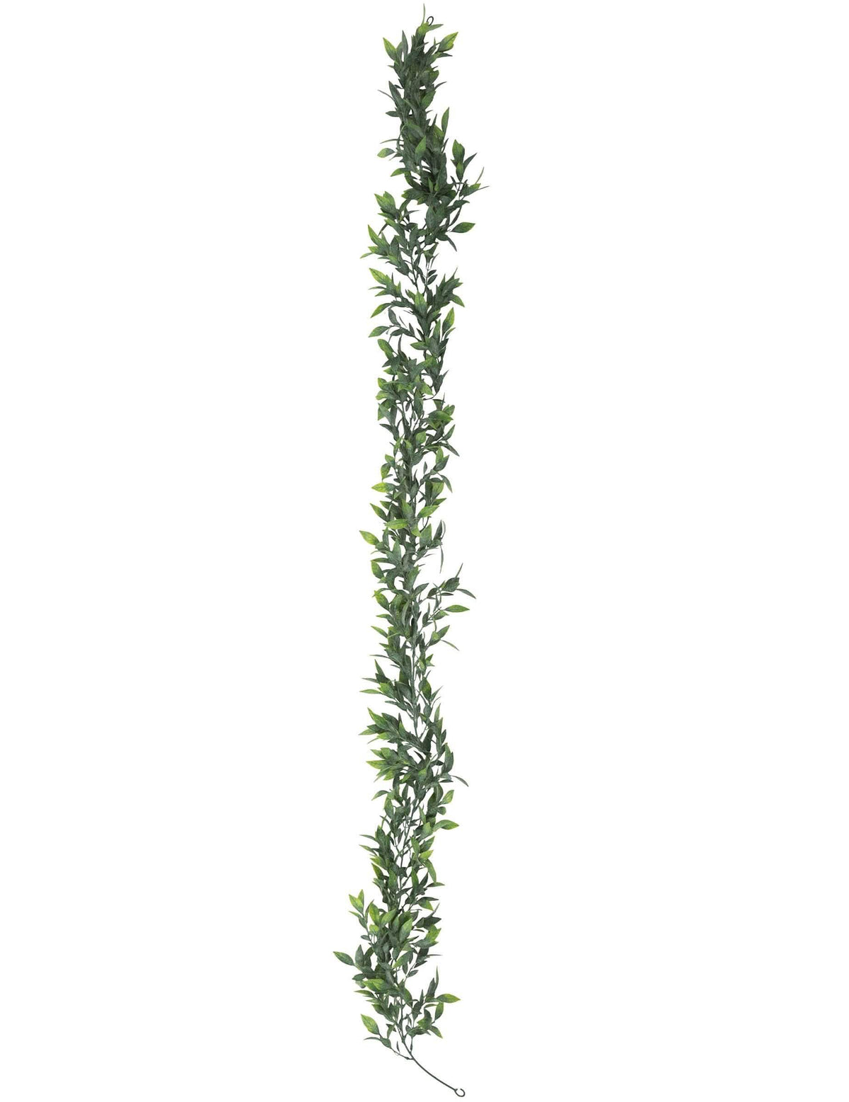 Guirlande feuilles de saule pleureur pour décoration de table verte